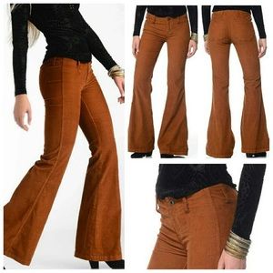 Free people jolene corduroy bell bottom pants